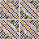Rifet - płytki ceramiczne z wzorem marokańskim 15x15 cm, 0,5 m2 w opakowaniu