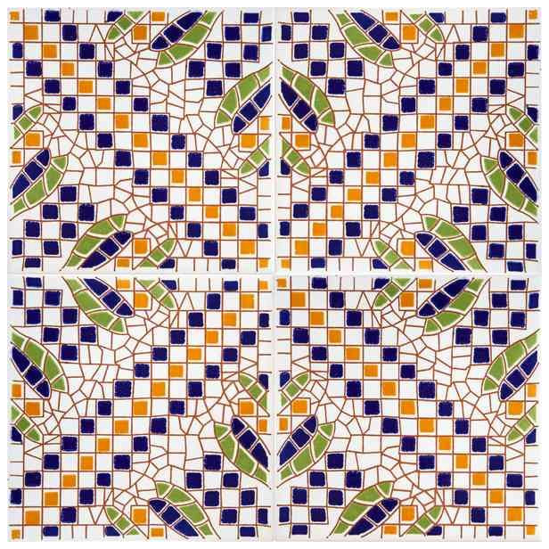 Rifet - płytki ceramiczne z wzorem marokańskim 15x15 cm, 0,5 m2 w opakowaniu