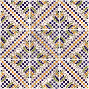 Rifet - płytki ceramiczne z wzorem marokańskim 15x15 cm, 0,5 m2 w opakowaniu