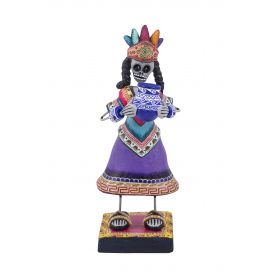 Malinche - Figurka meksykańska z gliny, sztuka folkowa