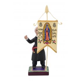 Miguel Hidalgo vivo - Figurka meksykańska, sztuka sakralna Meksyk