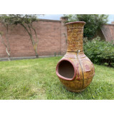 Los Humeros- gliniany kominek Chimenea