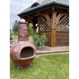 Parícutin - gliniany kominek ogrodowy Chimenea