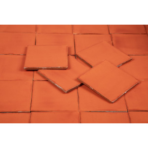 Naranja Deslavado pomarańczowa - płytki jednokolorowe Talavera