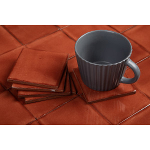 Terracota Deslavado rdzawa - Płytki jednokolorowe Talavera - 90 sztuk