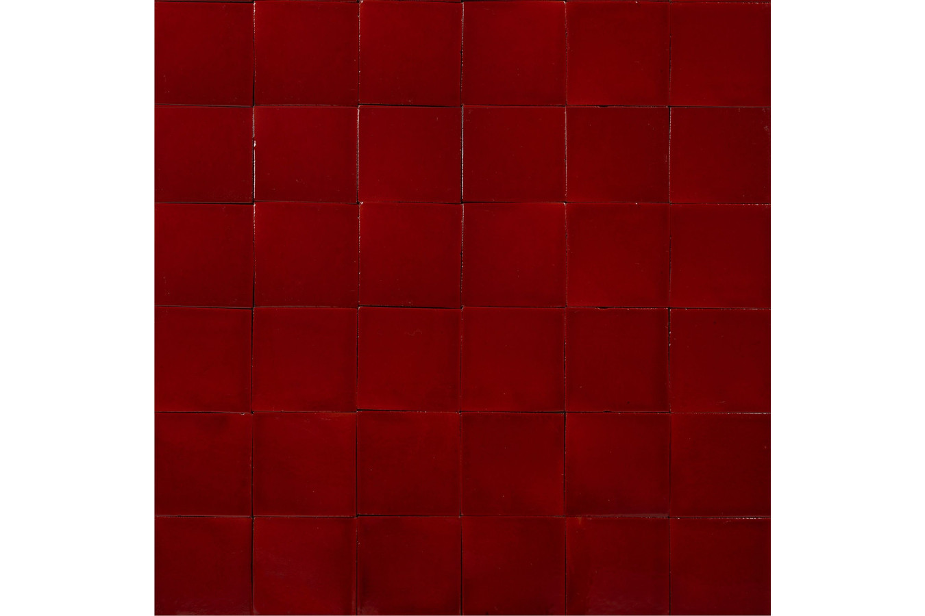 Rojo Cereza czerwona - Płytki jednokolorowe Talavera