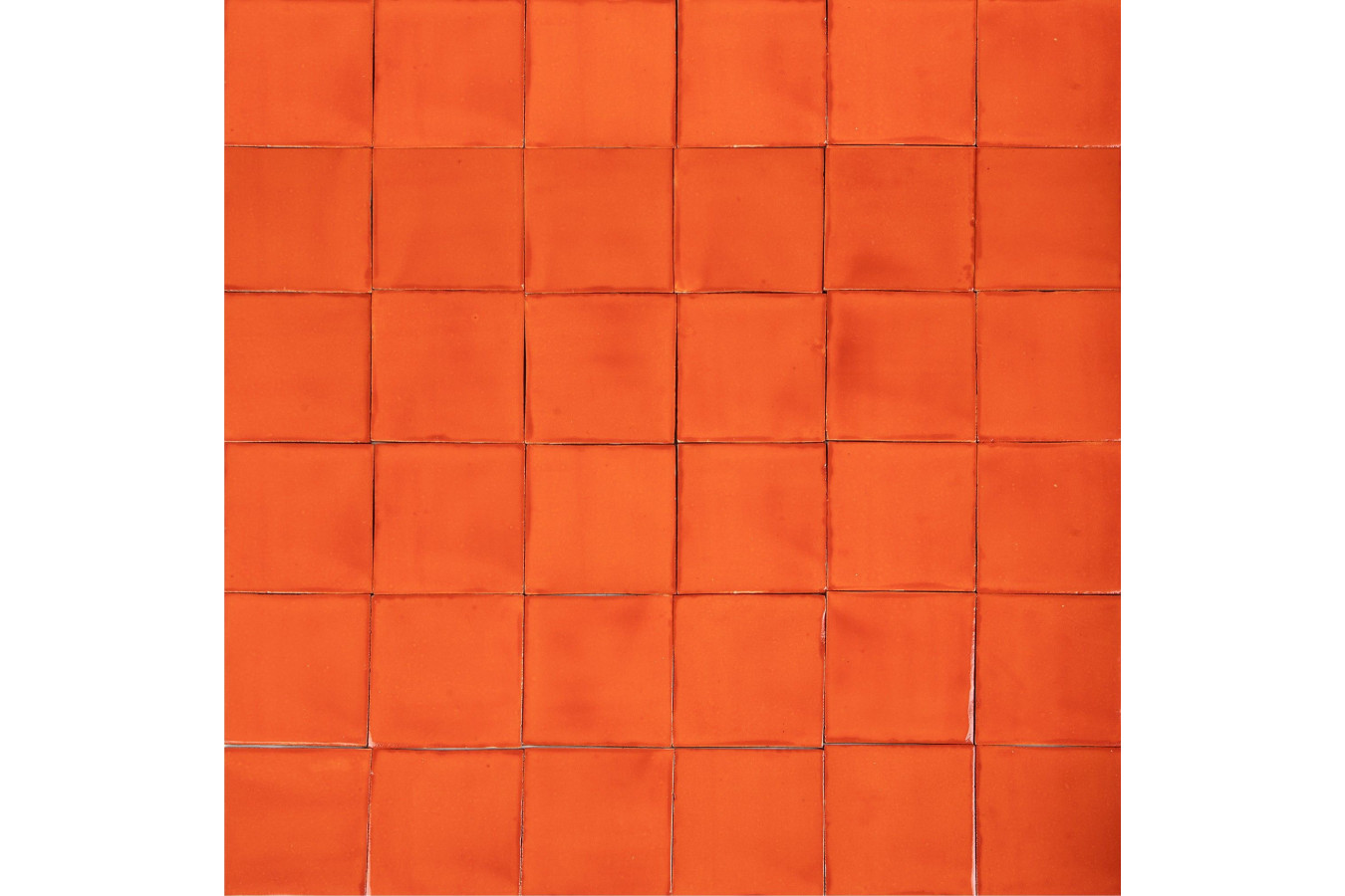 Naranja Deslavado pomarańczowa - płytki jednokolorowe Talavera