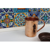 Taza - kubek miedziany wysoki