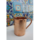 Taza - kubek miedziany wysoki