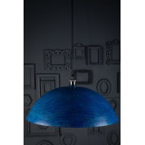 Sandia Azul XL - miedziana lampa sufitowa niebieska