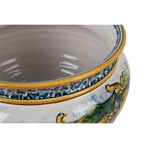 Ręcznie robiona sycylijska doniczka - Vaso di limoni S