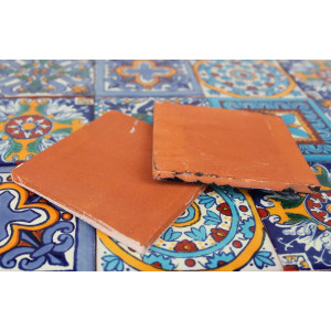 Armando - Patchwork płytek w kolorach żółty i niebieski - 15 płytek