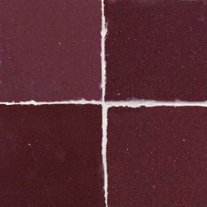 Raspberry Zellige - bordowe płytki zellige