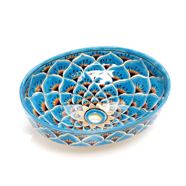 Brisa - Umywalka  ceramiczna nablatowa