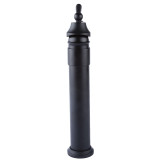 Madonna black - czarna bateria umywalkowa retro