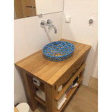 Brisa - Umywalka  ceramiczna nablatowa