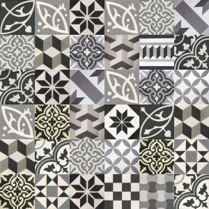 Patchwork - hiszpańskie płytki cementowe